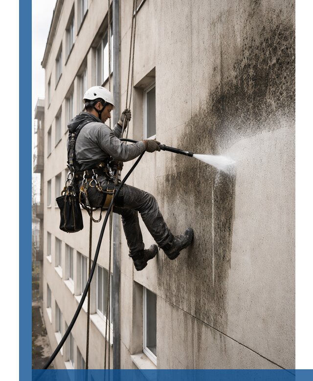 Профессиональная очистка фасадов от плесени в Устях-Илимске