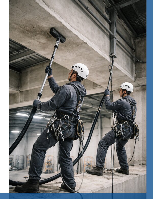 Обеспыливание потолочных конструкций в Устях-Илимске от 260 р. |ВЫСОТНИК-Сть