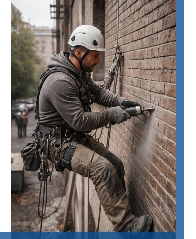 Расшивка кирпичных швов в Устях-Илимске от 624 р. | ВЫСОТНИК-Сть