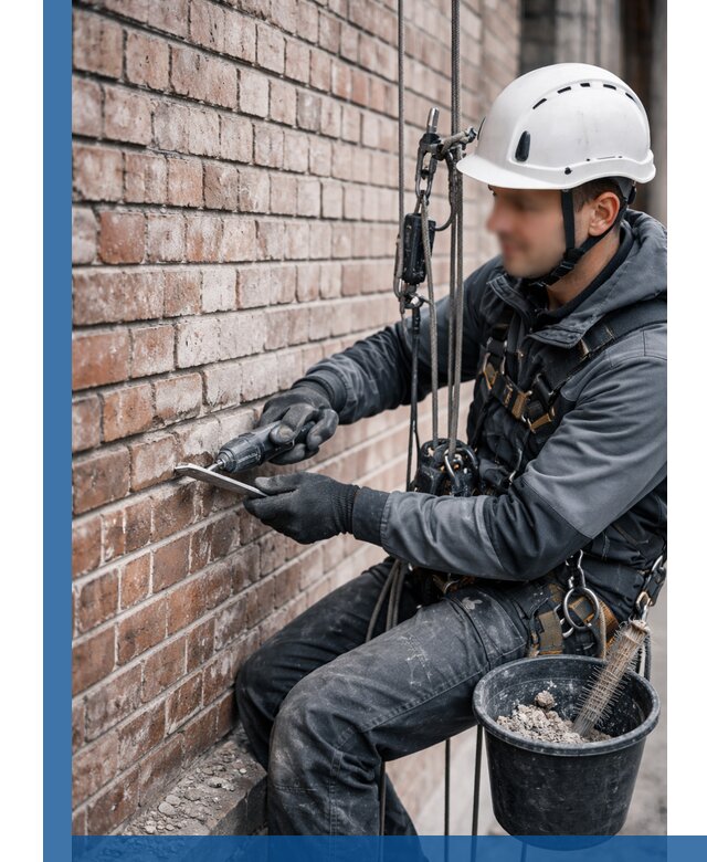 Расшивка кирпичных швов фасадов и стен, ремонт в Устях-Илимске