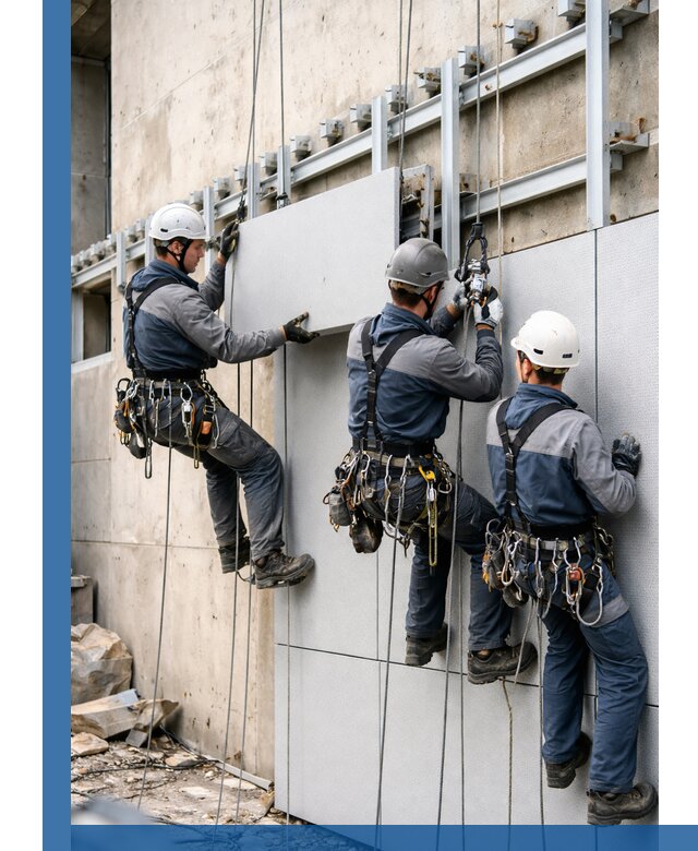 Монтаж вентилируемого фасада в Устях-Илимске под ключ с гарантией качества