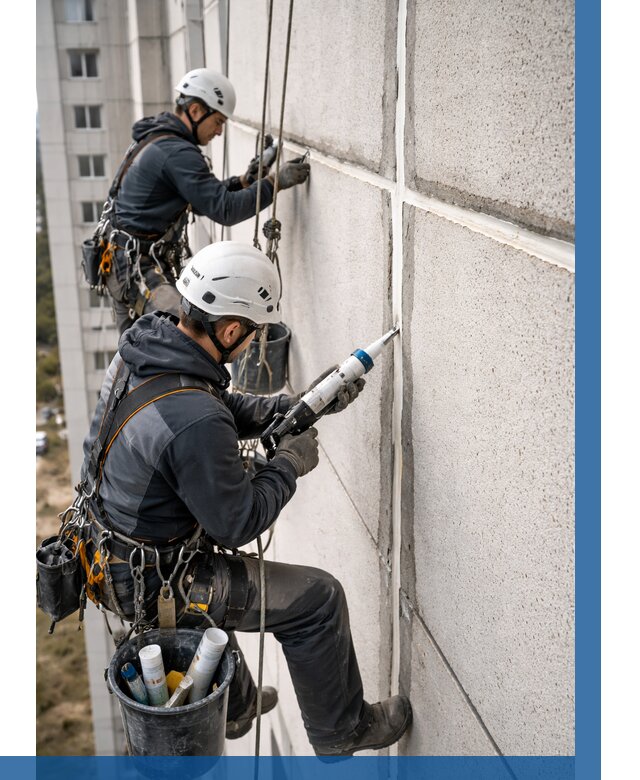 Герметизация межпанельных швов в Устях-Илимске от 728 р. | ВЫСОТНИК-Сть
