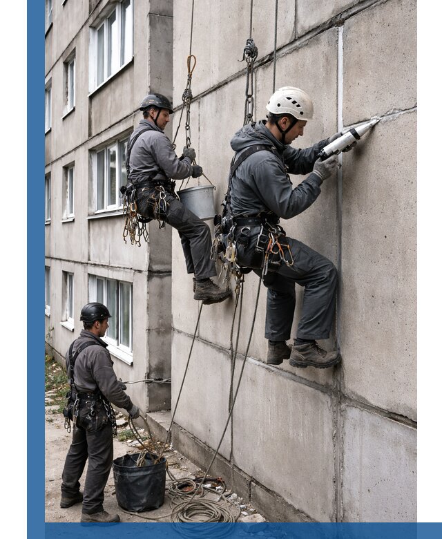 Герметизация межпанельных швов в Устях-Илимске с гарантией герметичности