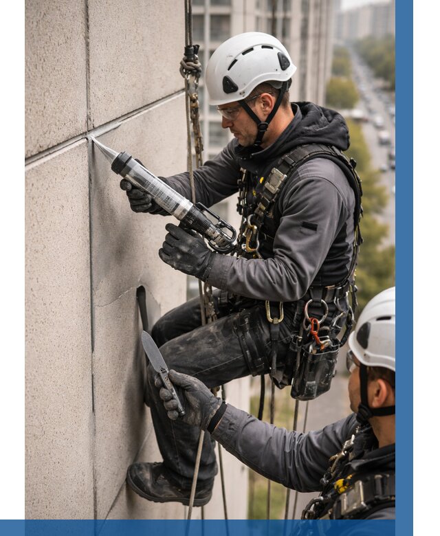 Первичная герметизация швов в Устях-Илимске от 624 р. | ВЫСОТНИК-Сть