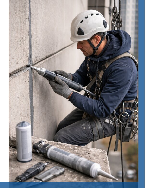 Вторичная герметизация швов в Устях-Илимске от 468 р. | ВЫСОТНИК-Сть