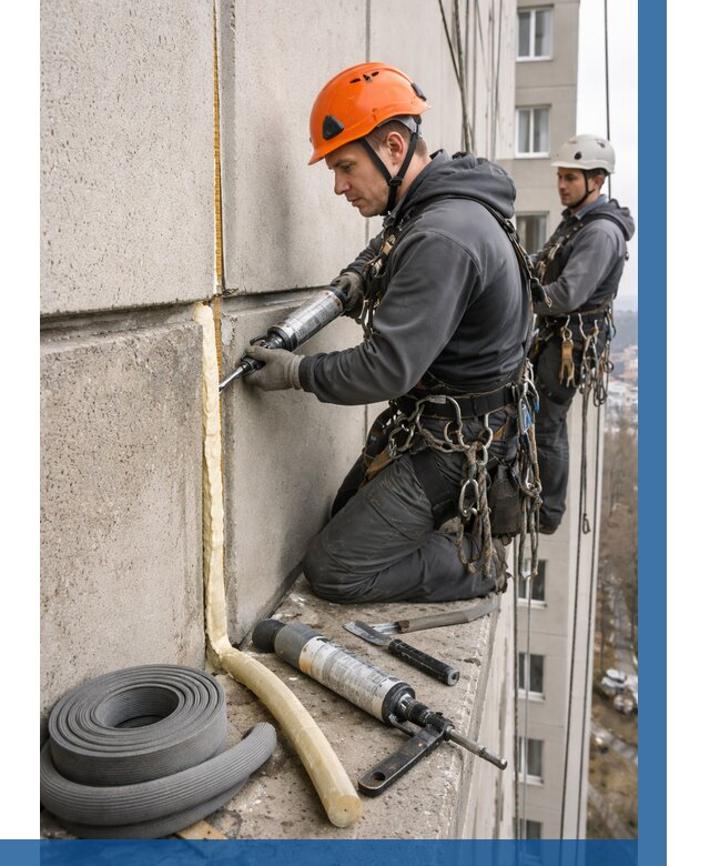 Теплый шов межпанельные швы в Устях-Илимске от 728 р. | ВЫСОТНИК-Сть