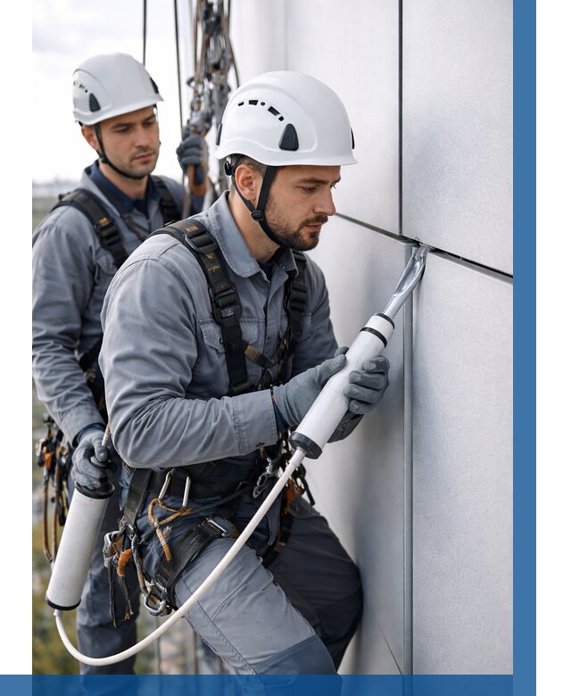 Герметизация швов вилатермом в Устях-Илимске от 624 р. | ВЫСОТНИК-Сть