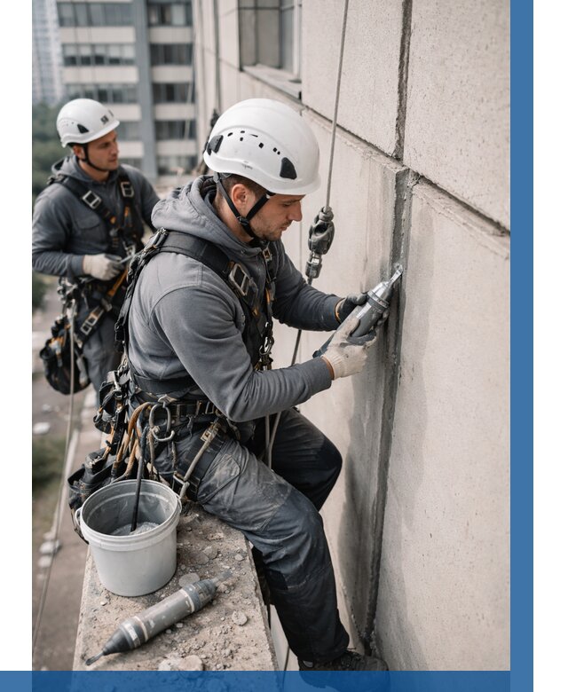 Ремонт деформационных швов здания в Устях-Илимске от 1040 р. | ВЫСОТНИК-Сть