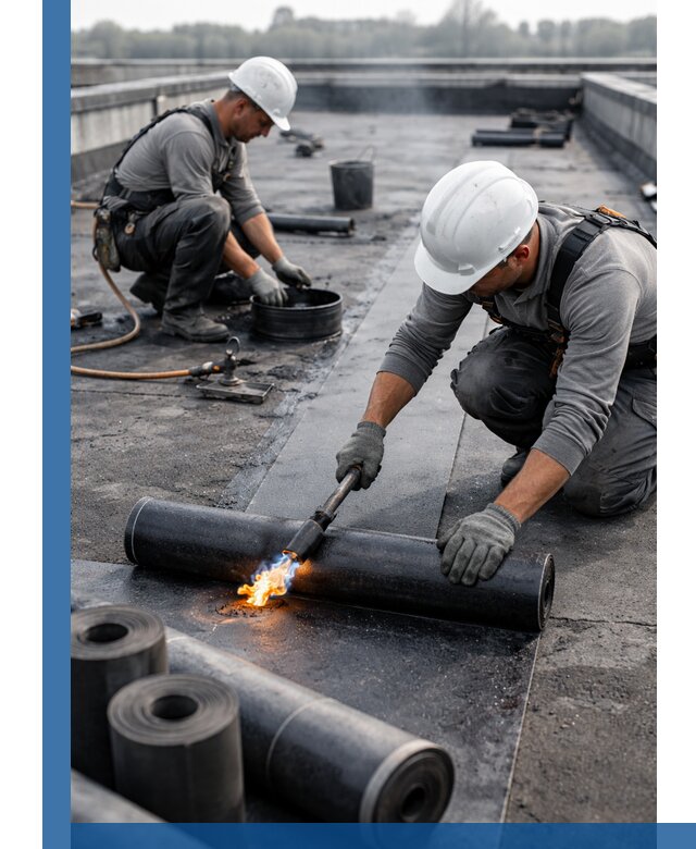 Ремонт рулонной кровли в Устях-Илимске герметизация и восстановление