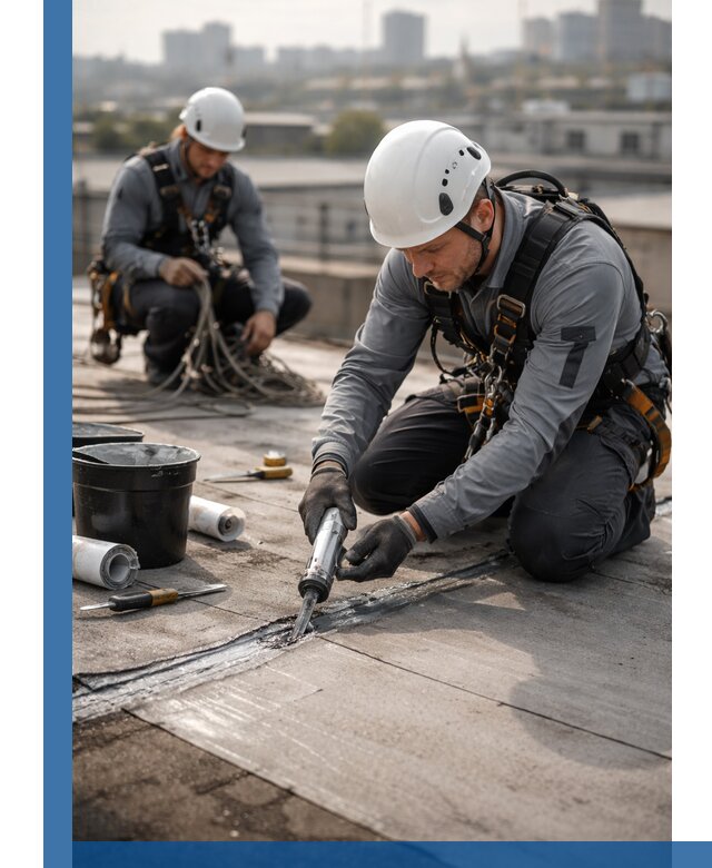 Аварийное и капитальное устранение протечек кровли в Устях-Илимске