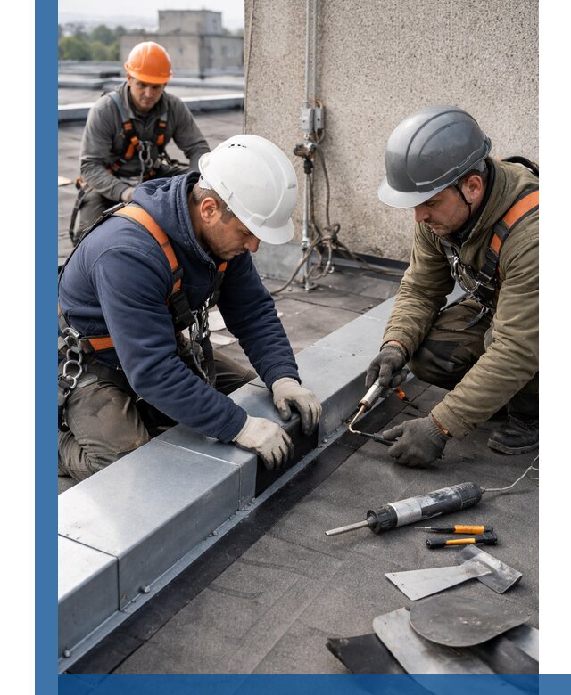 Ремонт кровельных примыканий в Устях-Илимске профессионально