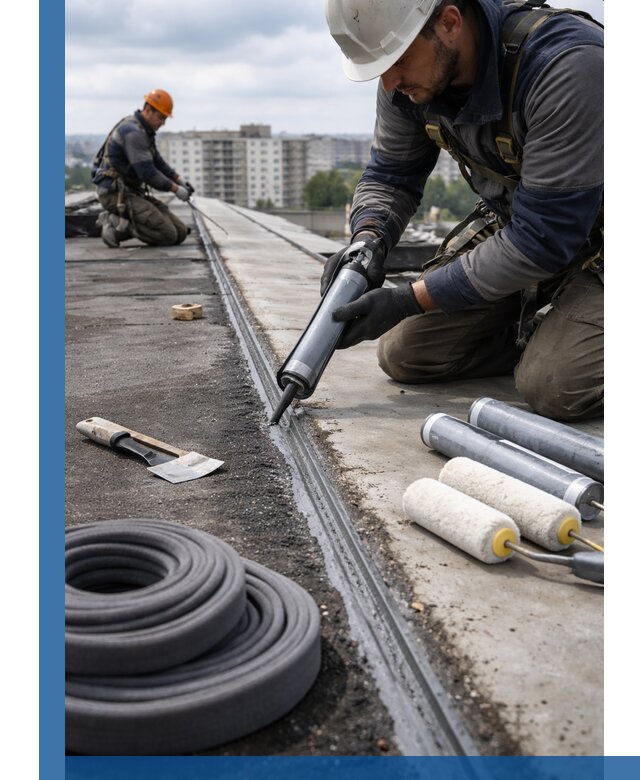 Герметизация швов кровли в Устях-Илимске с гарантией герметичности