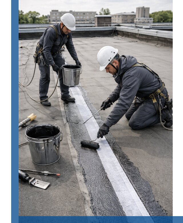 Гидроизоляция кровли мастикой в Устях-Илимске надежная защита