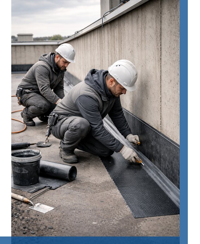 Гидроизоляция примыканий на кровле в Устях-Илимске от 936 р. | ВЫСОТНИК-Сть