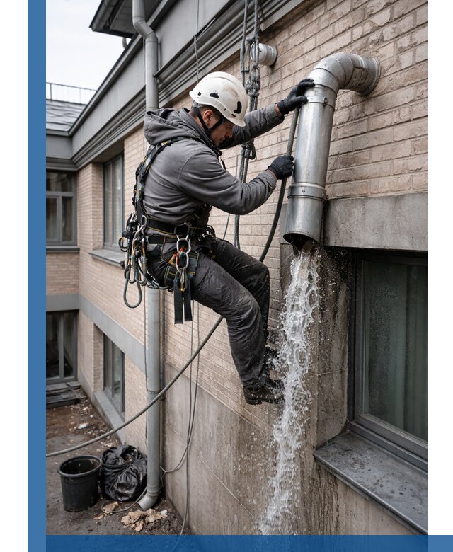 Профессиональная прочистка водосточных труб в Устях-Илимске с гарантией