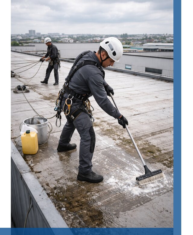 Очистка крыши по графику в Устях-Илимске от 7800 р. | ВЫСОТНИК-Сть