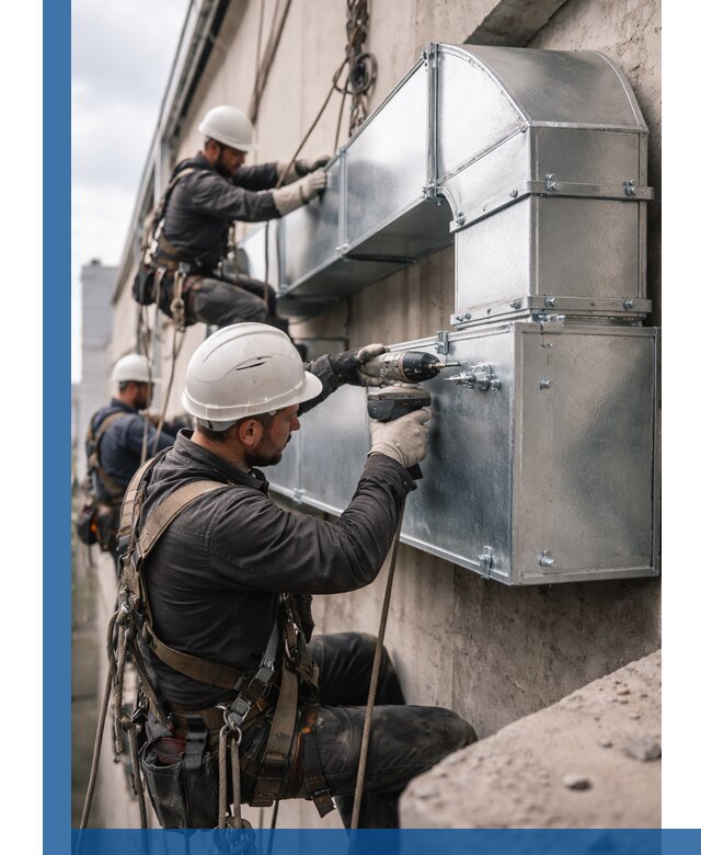 Профессиональный монтаж вентиляционных коробов в Устях-Илимске под ключ