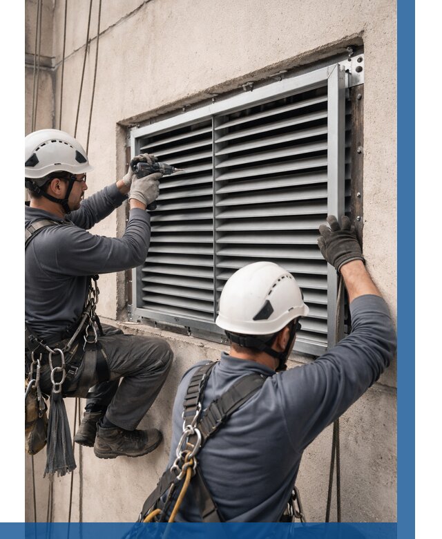 Монтаж вентиляционных решеток в Устях-Илимске от 4680 р. | ВЫСОТНИК-Сть