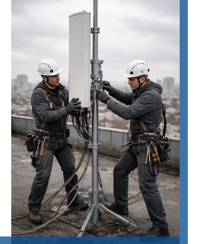 Монтаж антенн связи на крыше в Устях-Илимске от 8840 р. | ВЫСОТНИК-Сть