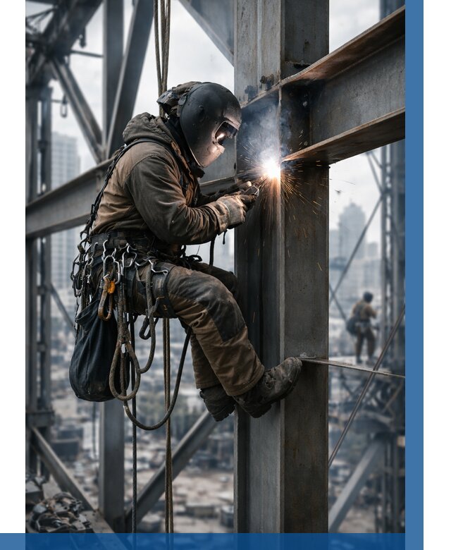 Высотные сварочные работы в Устях-Илимске от 3640 р. | ВЫСОТНИК-Сть