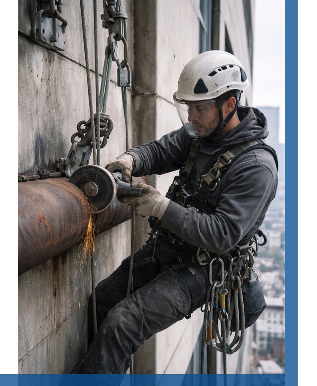 Резка металла на высоте в Устях-Илимске по цене от 4680 р. | ВЫСОТНИК-Сть