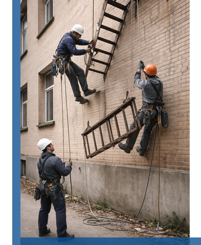 Демонтаж пожарной лестницы в Устях-Илимске быстро и безопасно