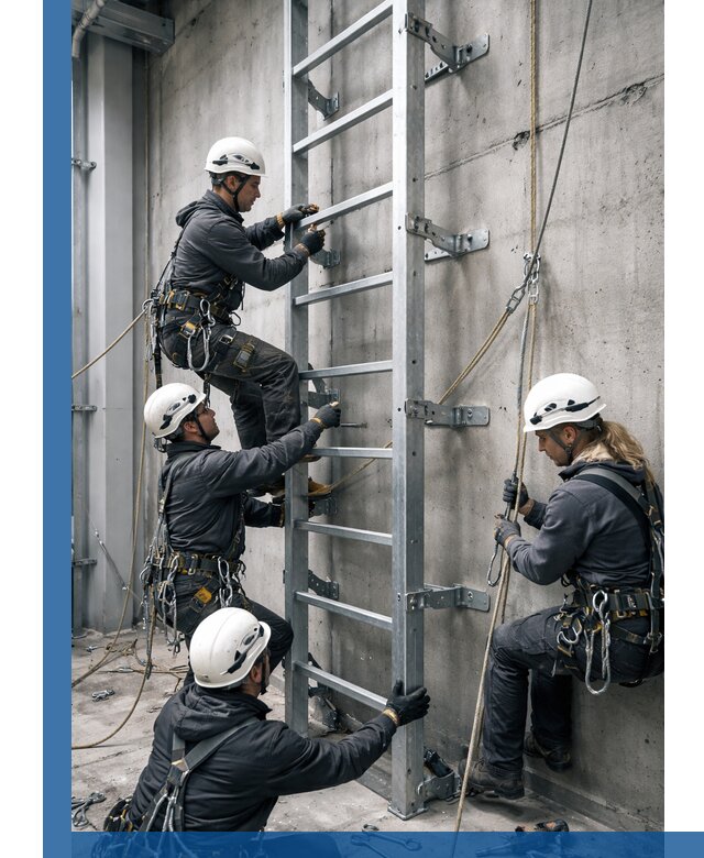 Монтаж металлических лестниц в Устях-Илимске под ключ со гарантией