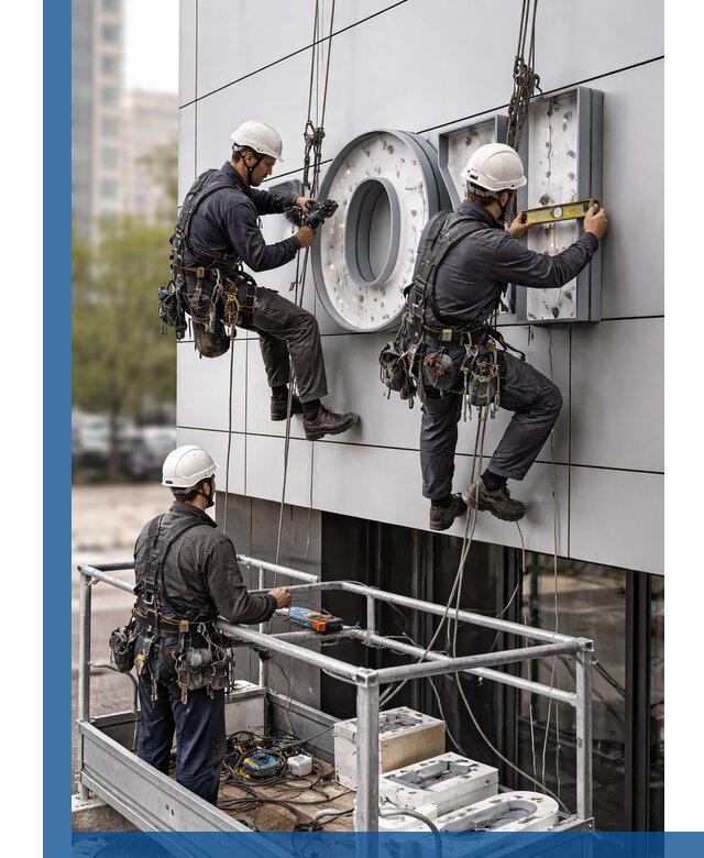 Профессиональный монтаж световых букв в Устях-Илимске под ключ