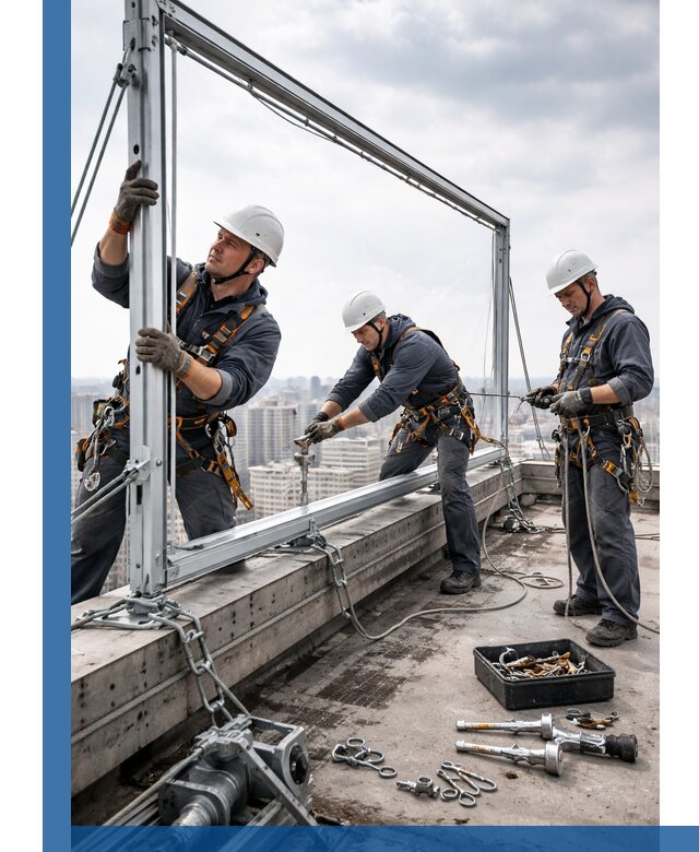 Монтаж крышных рекламных конструкций под ключ в Устях-Илимске