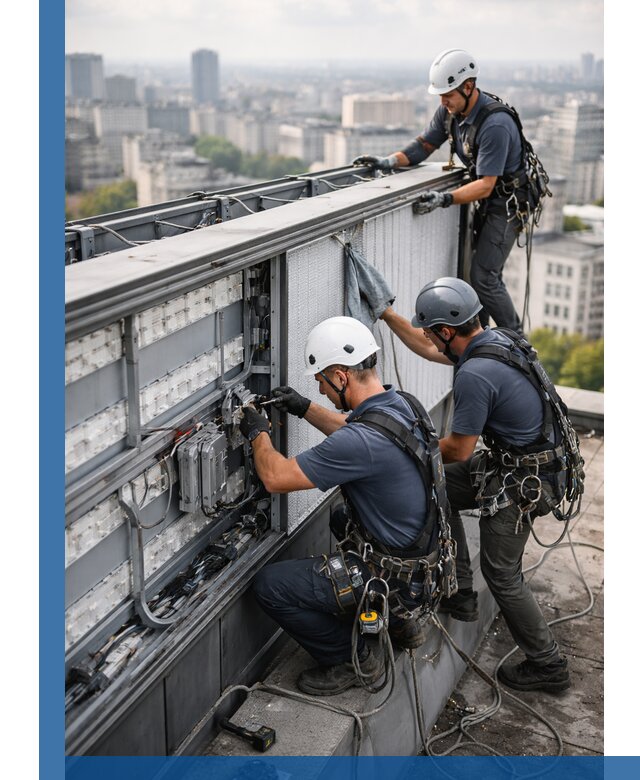 Профессиональное обслуживание крышной рекламы в Устях-Илимске под ключ