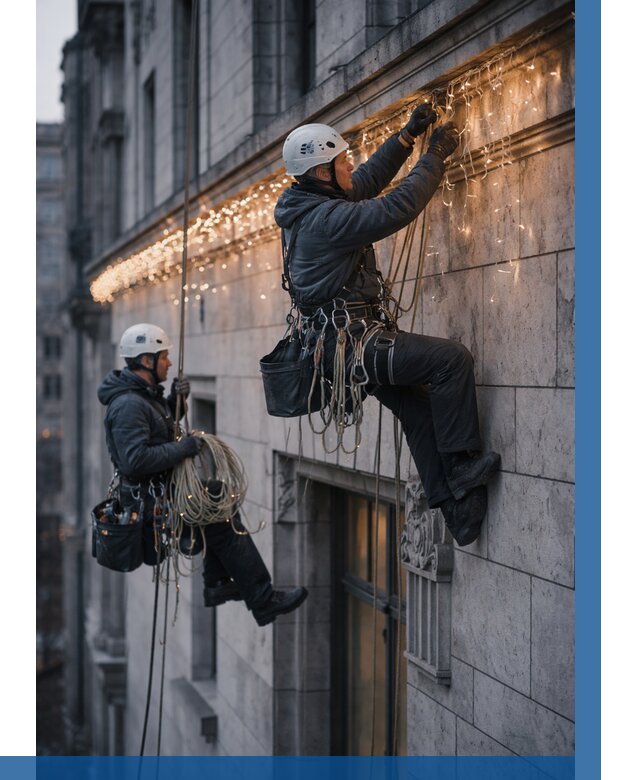 Монтаж новогодней иллюминации в Устях-Илимске от 8840 р. | ВЫСОТНИК-Сть