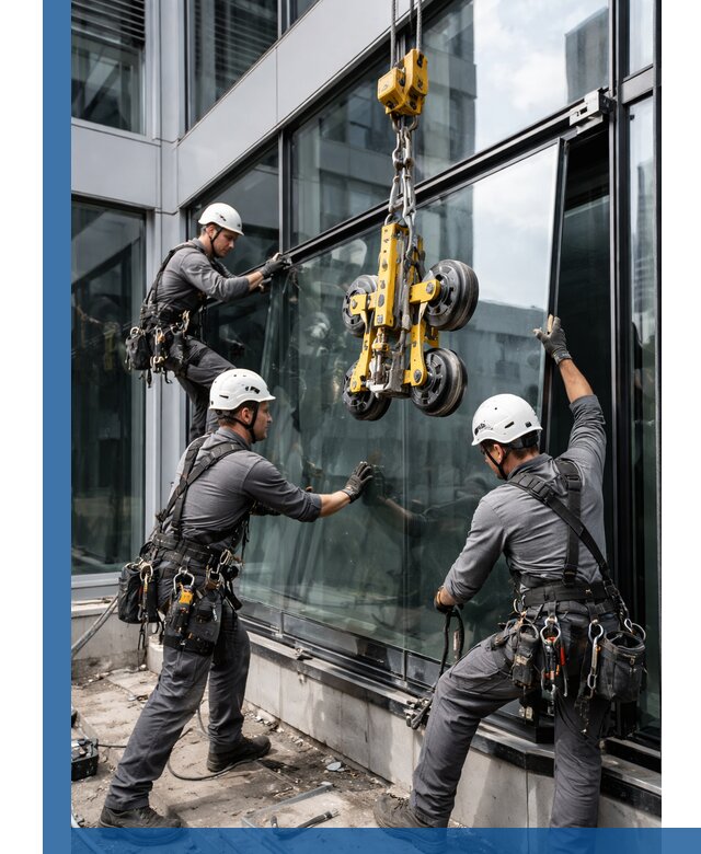 Структурное остекление фасадов в Устях-Илимске монтаж и обслуживание