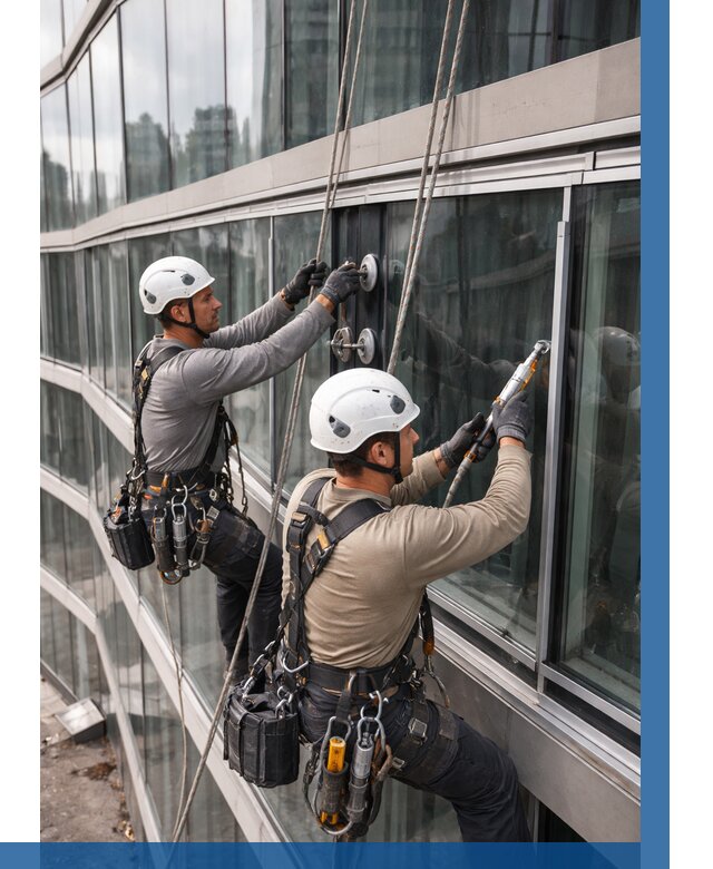 Радиусное остекление фасада в Устях-Илимске от 12480 р. | ВЫСОТНИК-Сть