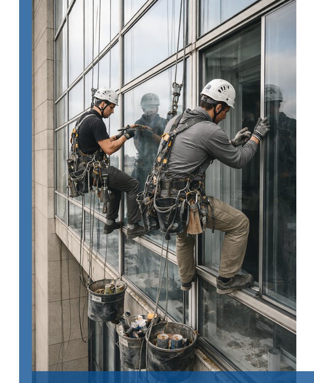 Ремонт витражных конструкций и фасадного остекления в Устях-Илимске