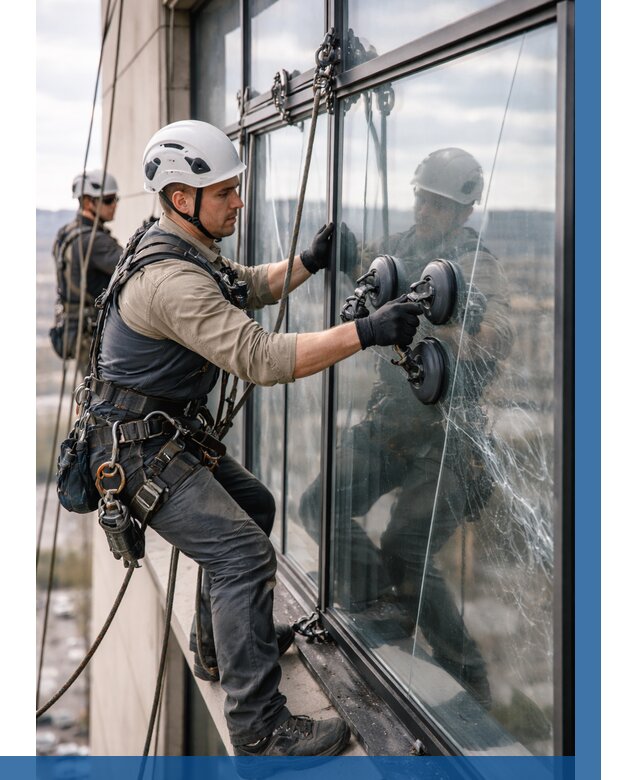 Замена стекла в витраже в Устях-Илимске под ключ от 8840 р. | ВЫСОТНИК-Сть