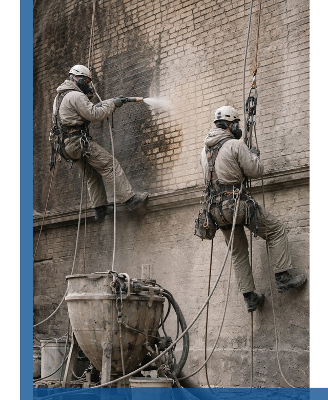 Пескоструйная очистка фасадов в Устях-Илимске профессионально