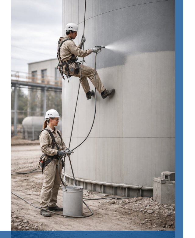 Покраска резервуаров в Устях-Илимске от 1248 р. | ВЫСОТНИК-Сть — заказать