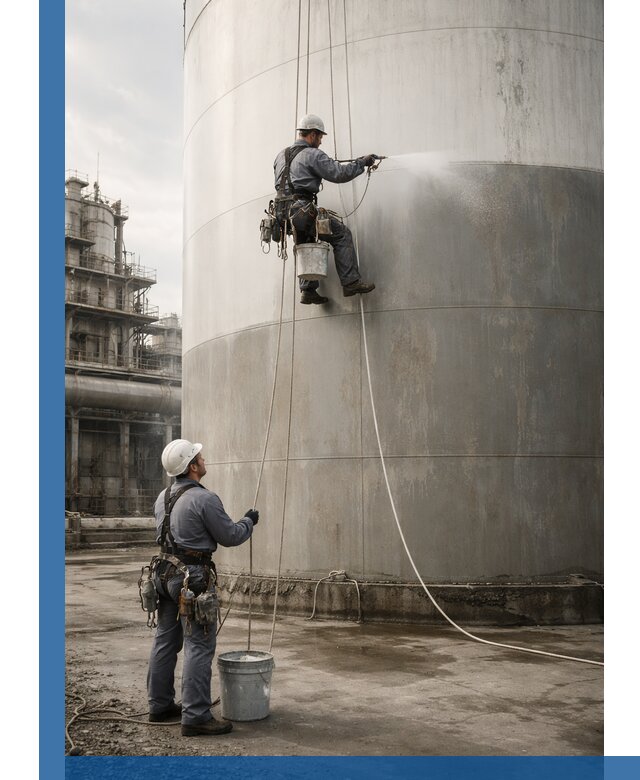 Покраска стальных резервуаров и емкостей в Устях-Илимске профессионально