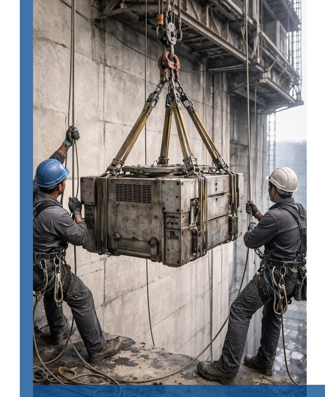 Такелажные работы на высоте, подъем и монтаж грузов в Устях-Илимске