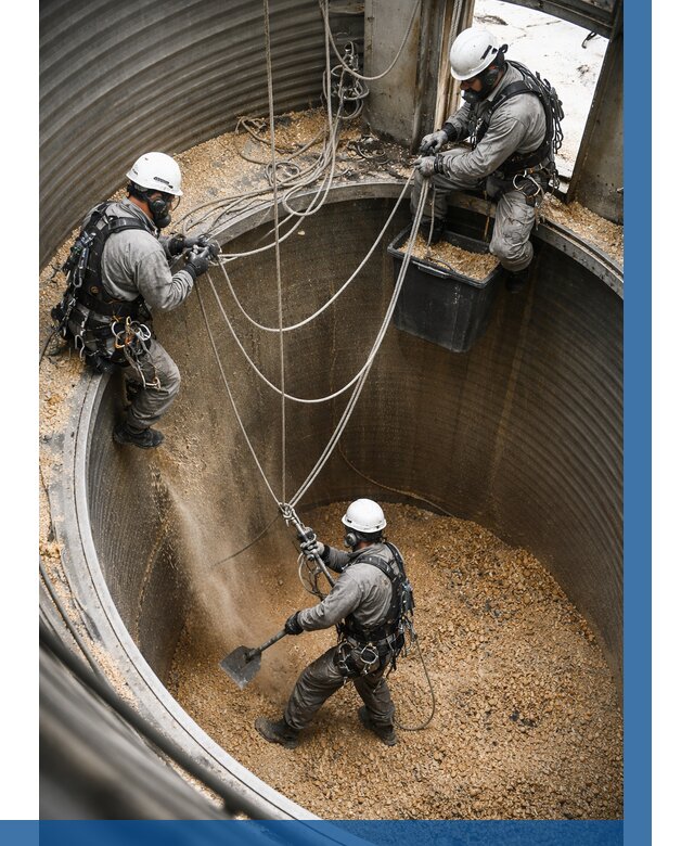 Чистка зерновых бункеров в Устях-Илимске от 12480 р. | ВЫСОТНИК-Сть