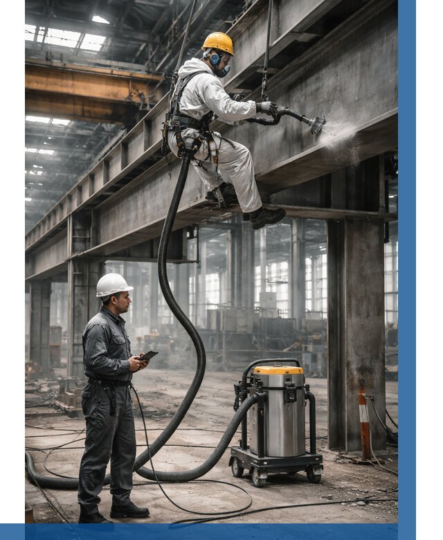 Обеспыливание конструкций в цехе в Устях-Илимске от 4368 р. | ВЫСОТНИК-Сть