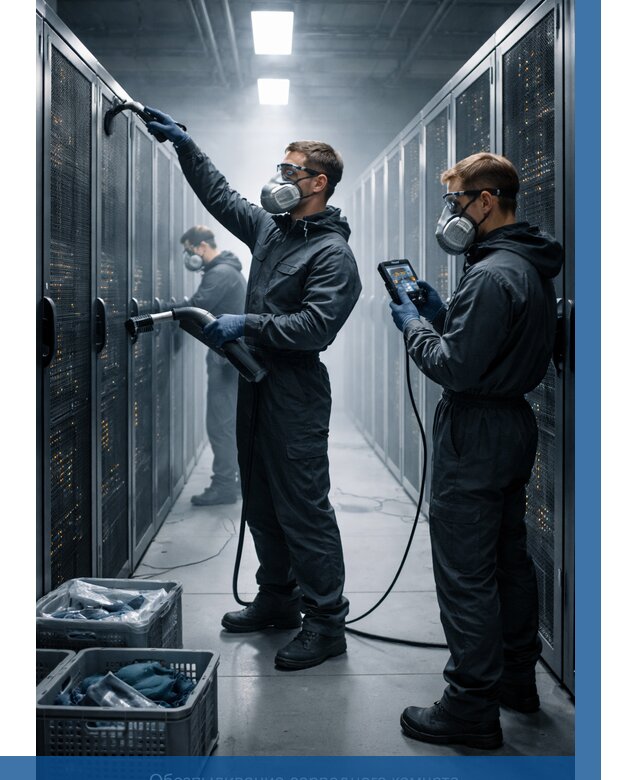 Обеспыливание серверной комнаты в Устях-Илимске от 4680 р. | ВЫСОТНИК-Сть