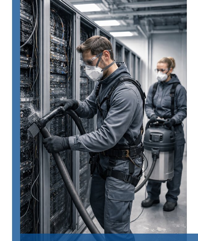 Обеспыливание серверной комнаты в Устях-Илимске, профессиональная очистка