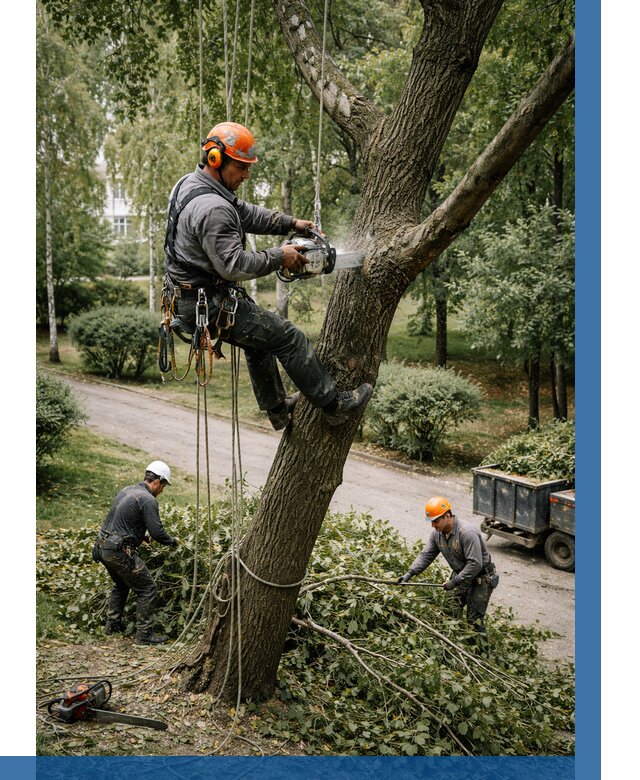 Кронирование деревьев в Устях-Илимске от 6760 р. | ВЫСОТНИК-Сть