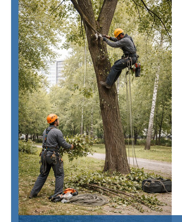 Санитарная обрезка деревьев в Устях-Илимске, профессионально и безопасно