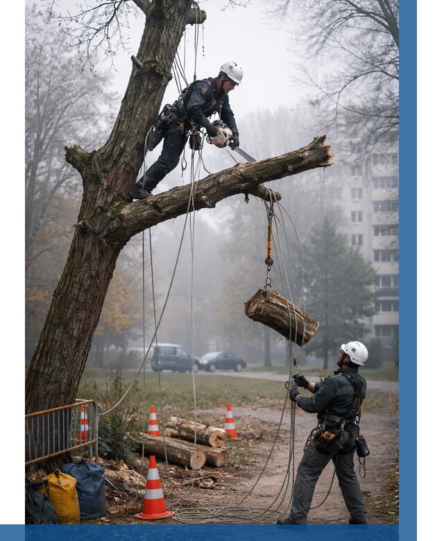 Удаление аварийных деревьев в Устях-Илимске от 15600 р. | ВЫСОТНИК-Сть