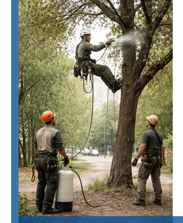 Обработка деревьев от вредителей в Устях-Илимске профессиональная защита