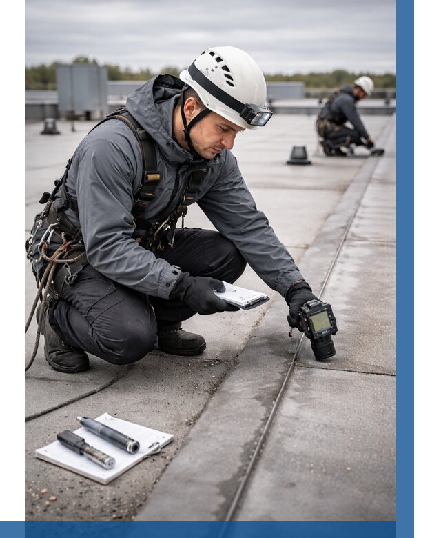 Обследование кровли на протечки в Устях-Илимске от 4680 р. | ВЫСОТНИК-Сть